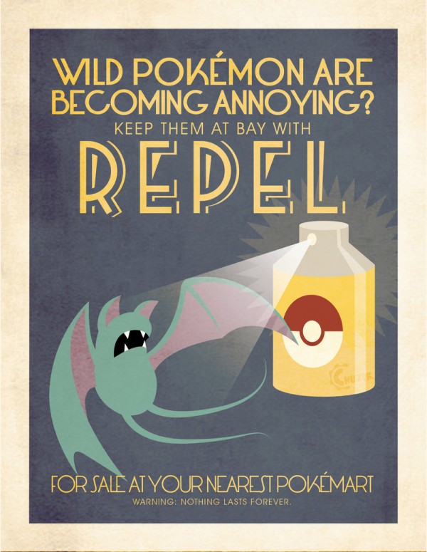 Repel advertising poster by VINTAGE POSTER